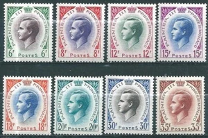Briefmarke Monaco 421/426A ** postfrisch ohne Scharnier - Bild 1 von 1