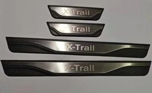 X-TRAIL 2021+ DOOR SILL SCUFF PLATES LOGO ON ABS SUBSTRATE XLT043 - Picture 1 of 4