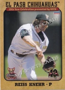 2023 El Paso Chihuahuas Reiss Knehr RC Rookie San Diego Padres Minor League - Picture 1 of 1