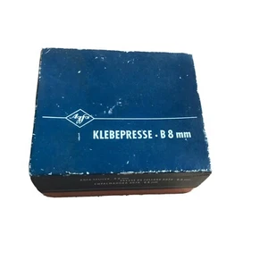 AGFA N 8 GIUNTRATRICE 8MM - VINTAGE - FILM SPLICER - KLEBEPRESSE - SUPER 8  - Picture 1 of 12