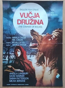 The Company of Wolves ORIGINAL Yugoslavian '84 POSTER 19x27 werewolf Neil Jordan - Picture 1 of 1