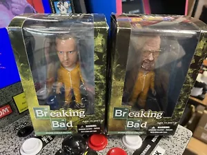 Breaking Bad Walter White + Jesse Pinkman Mezco Bobbleheads BRAND NEW Free Ship - Picture 1 of 8