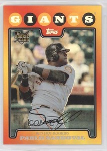 2008 Topps Red Hot Rookie Pablo Sandoval #14 Rookie RC