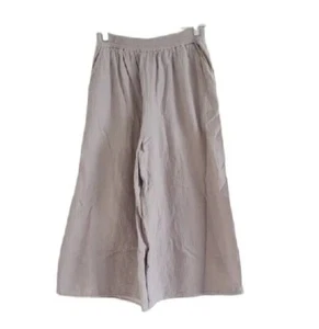 Pantaloni Culotte Wilfred Aritizia a gambe larghe crop garzy cotone donna taglia small - Foto 1 di 9