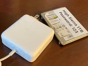 COMBO 250 GB Disco Duro con OS 10.13 High Sierra para MacBook + Magsafe 1 Cargador - Imagen 1 de 14