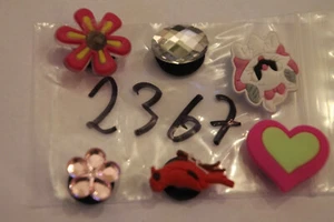 6 Pins for Clogs, Charm, Plug, New,#2367 - Picture 1 of 1