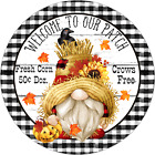 WELCOME TO OUR PATCH Design Metal Sign (READ DESCRIPTION)