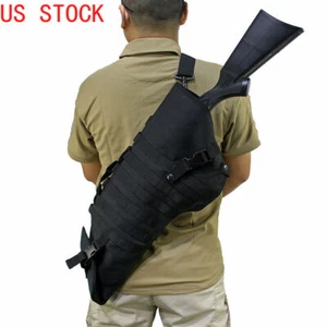 Tactical Shotgun Scabbard Case MOLLE Rifle Holster Sling Bag US STOCK - Picture 1 of 13