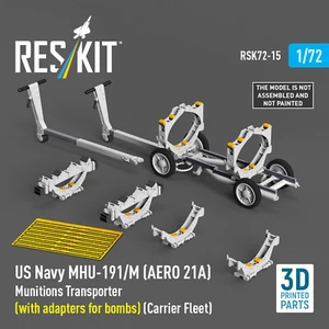 Reskit RSK72-0015 1:72 US NAVY MHU-191/M AERO 21A Munitionstransporter - Bild 1 von 3