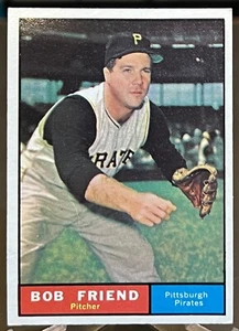 1961 Topps #270 : Bob Friend (+ Centering) Pittsburgh Pirates (cardpunk) - Picture 1 of 2