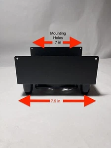 COOLING FAN KIT STAND Fits CB TRANSCEIVERS QUIET!! FANKIT STAND ONLY! STEEL! - Picture 1 of 5