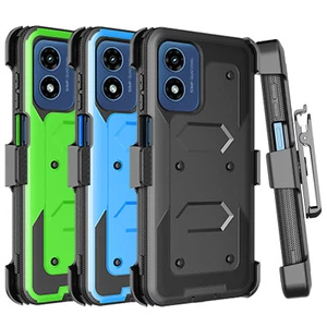 For Motorola Moto G Power/G Stylus 5G/G Play 4G 2024 Phone Case Clip Stand Cover - Picture 1 of 28