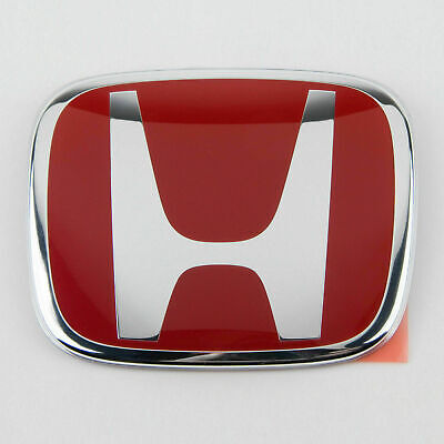 Genuine Honda Civic Type R Front Red Grille Badge Emblem EP2 EP3 Accord 2002-12 • 19.26€