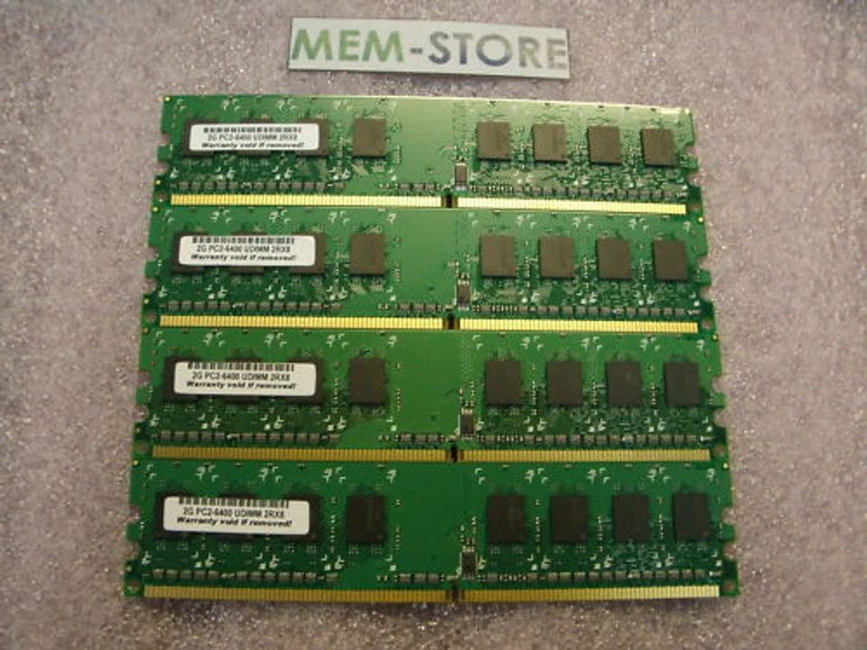 8GB(4x2GB) DDR2 800MHz Unbuffered NON ECC Memory Gateway DX4200 DX4300 DX4710 - Image 1 of 1