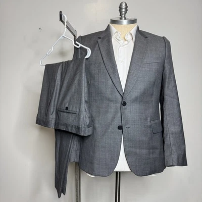 Traje de dos piezas Paul Smith Soho Fit gris mezcla de lana 46R 38W Foto 1 de 4
