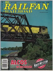 1980 March RAILFAN & RAILROAD Magazine Vol. 3 No. 3 NEW condition MINT (9.9) - Picture 1 of 1