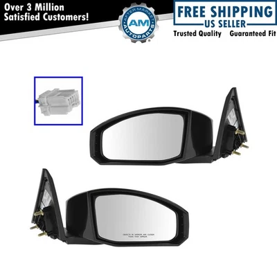 Juego de pares de espejos retrovisores eléctricos térmicos para conductor derecho pasajero para 03-09 Nissan 350Z Foto 1 de 4