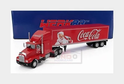 1:43 WERK83 Kenworth T600 Truck Cassonato Coca-Cola 1986 Red W83431002 Model - Image 1 of 2