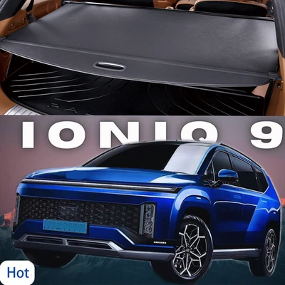 Protector de cubierta de maletero trasero negro apto para Hyundai IONIQ 9 2026 trasero Foto 1 de 4