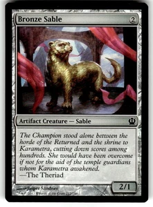 FOIL MTG Bronze Sable Theros Regular - Picture 1 of 2