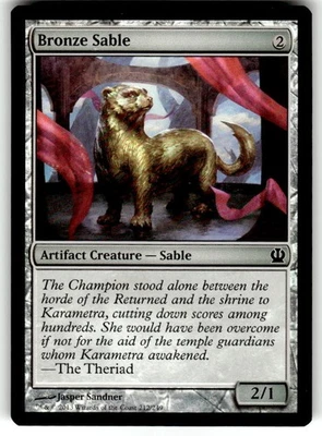 FOIL MTG Bronze Sable Theros Regular - Image 1 of 2