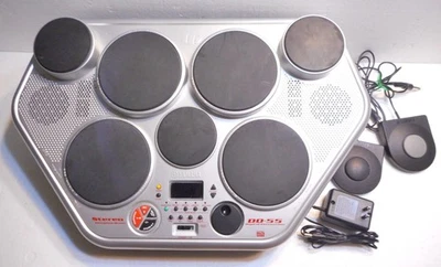Yamaha DD 55 Digital Percusión 7 Pad MIDI con 2 Pedales Adaptador A/C Probado Funciona Foto 1 de 4