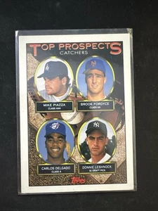 1993 Topps - Top Prospects Mike Piazza, Carlos Delgado, Brook Fordyce #701 - Picture 1 of 2
