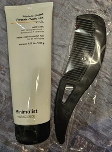 Minimalist Maleic Bond Repair Complex 5% Hair Treatment Mask + Comb + Free Ship! - Picture 1 of 3