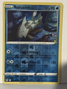 Holograma inverso Relicanth 044/195 SWSH12: Silver Tempest casi nuevo Pokémon envío rápido - Imagen 1 de 2