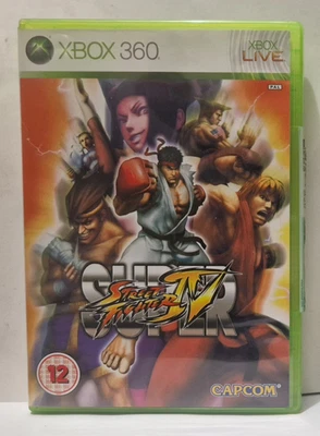 Xbox 360 Super Street Fighter IV box and manual only - Image 1 of 3