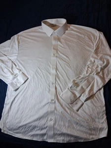 Collars & Co Men Shirt 3XL Dress Collar Polo Long Sleeve Button Front - Picture 1 of 6