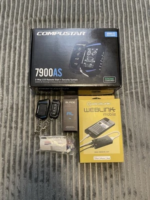Compustar CS7900-AS 2-Way 3000-FT Range Remote Start Security System Bundle - Image 1 of 4