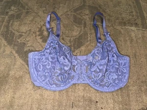 Wacoal All Dressed Up Bügel-BH ungefüttert Spitze Größe 34DD 851166 lila - Bild 1 von 4