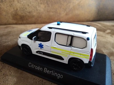 miniature 1/43 Norev Citroën Berlingo 2020 ambulance privée  - Photo 1/4