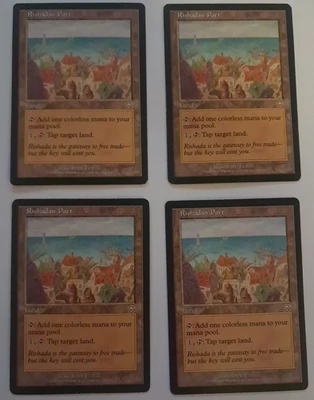 4x Rishadan Port HP Played Playset Mercadian Masques MTG Magic the Gathering - Image 1 of 4