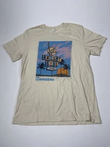 The Lumineers - T-shirt BRIGHTSIDE Roadside Motel Tour - taglia Large - date sul retro - Foto 1 di 7