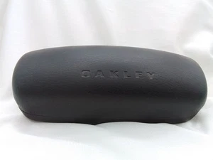 6" GROSSES SCHWARZES HARTSCHUTZ-SONNENBRILLENETUI VON OAKLEY DESIGNERC WEICHER FILZ GEFÜTTERT - Bild 1 von 19