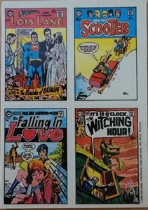 Pegatina de portada de cómic Topps 1969 Lois Lane, Debbi, Witching Hour, Young Romance (1 - Imagen 1 de 2