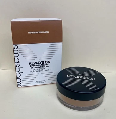 Smashbox Always on Skin-Balancing Setting Powder Translucent DARK ~ 0.34oz/9.9g - Image 1 of 2