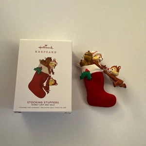 Strumpf Stuffers Disney Chip und Dale Hallmark Andenken Ornament MM1 - Bild 1 von 3