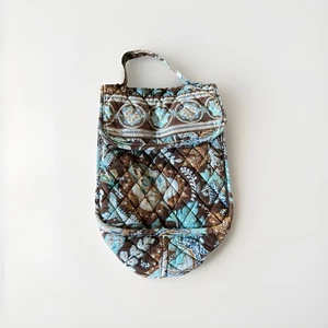 Vera Bradley Vinyl gefütterte Lunch Tote Bag blau Paisley Top Zustand - Bild 1 von 8