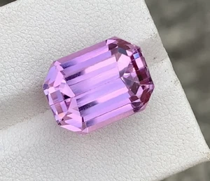 VVS 16,40 quilates piedra preciosa de kuncita rosa natural corte esmeralda de Afganistán - Imagen 1 de 2