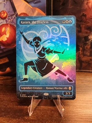 Katara The Fearless Foil Textless Playtest Or Stand In Card For MTG EDH Avatar - Image 1 of 2