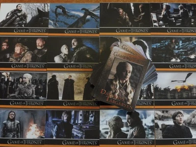 GAME OF THRONES 'SEASON EIGHT' Complete Base Set Of 60 Trading Cards 2020 - Image 1 of 4