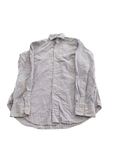 Vintage Polo Ralph Lauren Regent Classic Fit Shirt – Purple Stripe Size 15 1/2 M - Picture 1 of 5