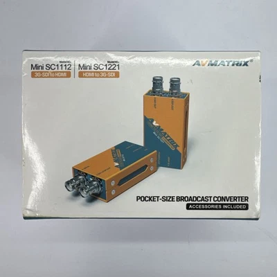 AVMATRIX SC1112 3G-SDI to HDMI Mini Converter, 3G-SDI Input and SDI Loop-out - Image 1 of 4