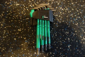 Wera Tamper Proof Torx L Key Set T8 - T40 - Picture 1 of 3