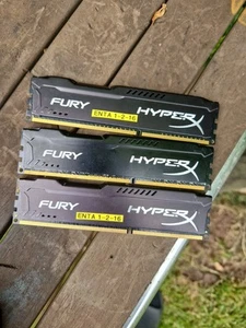 3dticks Ddr3 4gb Ram Hyper X Fury Ram Sticks 12gb Ram In Total - Picture 1 of 1