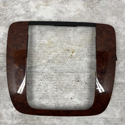 Chevrolet Silverado GMC Sierra 2009-2014 madera tablero central embellecedor radio bisel Foto 1 de 4