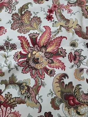 Hampton Court Jacobean Floral Legacy Studio Fabric panel. One Piece. L 6 Yards - Image 1 of 4